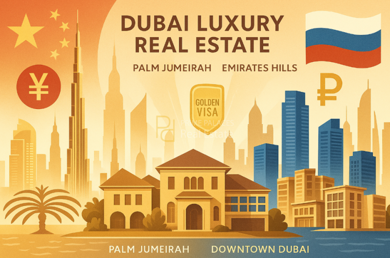 Chinese and Russian Investors Expand Influence in Dubai’s Luxury Real Estate Market