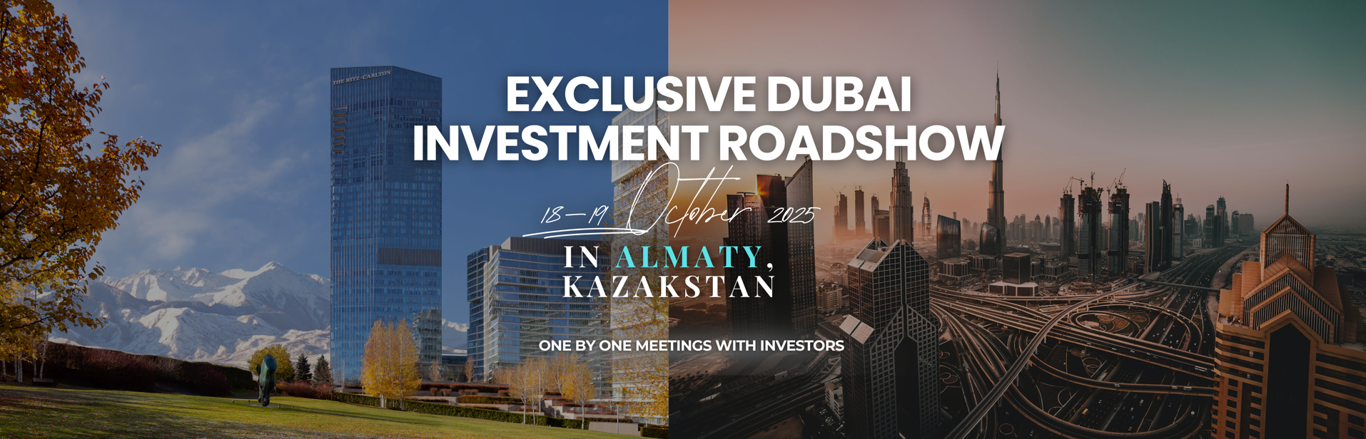 Dubai Real Estate Roadshow Almaty 2025 | Prime Palaces Real Estate & Sobha Realty